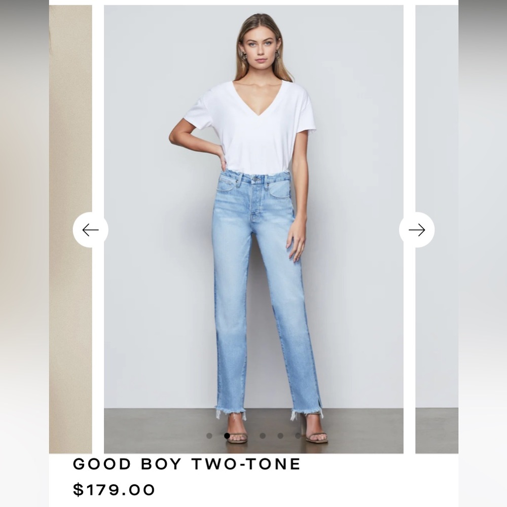 Good American GOOD BOY TWO-TONE Blue455